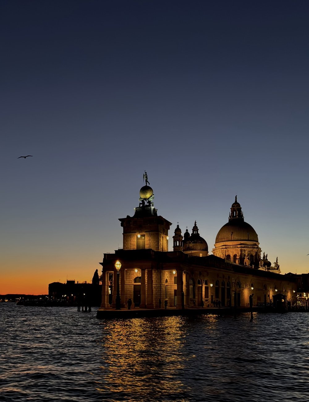Basilica della Salute al tramonto